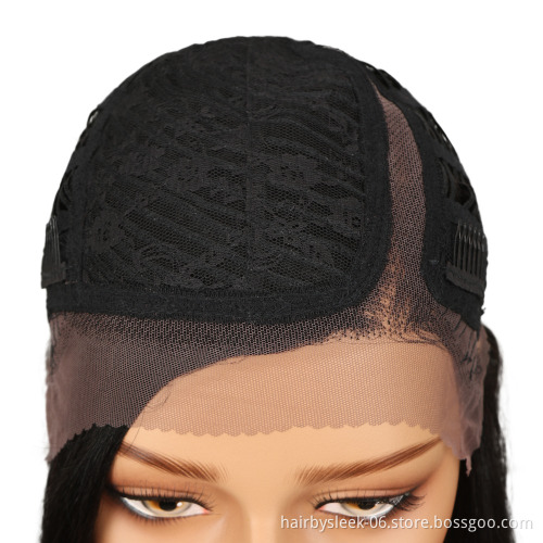 Rebecca fashion wholesale 180% Density Human Hair Wigs Brazilian Remy Straight Hair Lace Front Wig All Colors With Baby Hair